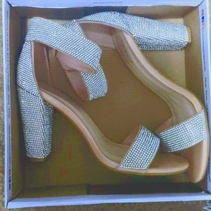 Bling sparkly heels size 9